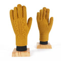 Winter Warmth Knitted Gloves: Full Finger, Touch Screen Mittens for Women and Men