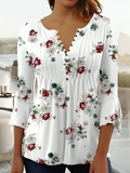 Varanda® Woman Casual Shirt Printed Blouse