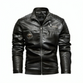 Varanda® New Men's Leather Jackets High Quality Slim Fit